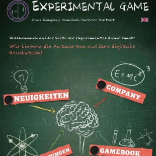 Experimental-Game Webseite