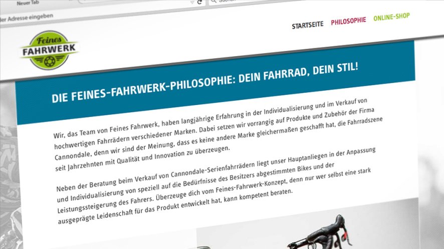 Feines Fahrwerk Inhaltsseite